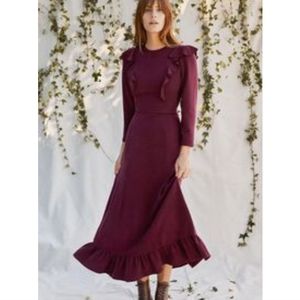 Christy Dawn Mabel maxi dress Gooseberry Wine Medium